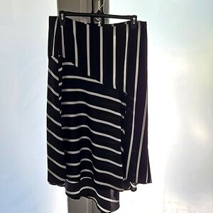 Who What Wear Ladies size 16 midi striped skirt